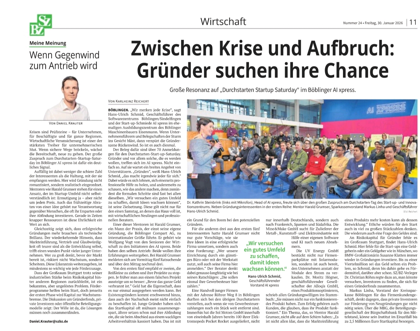 Zwischen Krise und Aufbruch: Gründer suchen ihre Chance